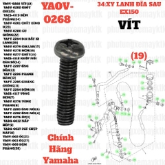 [EX15][34:XY LANH PHANH ĐĨA SAU] YAOV-0268 VÍT EX15 (15-18) (19)-[Yamaha]
