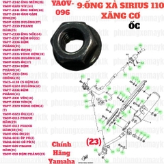 [SIRC][9:ỐNG XẢ] YAOV-096 ỐC SIRIUS RC-T110LEC (23), SIRIUS RC [16:CẦN(23)] [26:YÊN(7)]-[Yamaha]