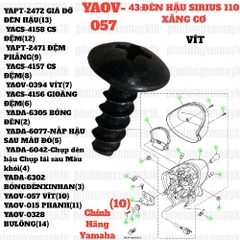 [SIRC][18:CHẮN BÙN] YAOV-057 VÍT SIRIUS RC-T110LEC (7) [19:ỐP(2)] [43:ĐÈN(10)]-[Yamaha]