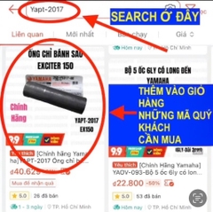 [EX15] [9:Ống xả] YAOV-0131 ĐỆM PHẲNG xe EX150(15-18) (10)-[Yamaha]