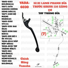 [SIRC][32:XI LANH PHANH ĐĨA TRƯỚC] YADA-6030 TAY THẮNG ĐĨA SIRIUS RC-T110LE (7)-[Yamaha]