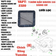 [SIRC][7:BƠM DẦU] YAPT-2320 LƯỚI LỌC SIRIUS RC-T110LE (8), SIRIUS FI [7:BƠM(5)] [Yamaha]