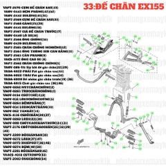 [EX155][33:ĐẾ CHÂN] YAPT-2563 CẦN PHANH EX155(2022)-[Yamaha] (9)