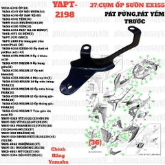 [EX155][37:CỤM ỐP SƯỜN] YAPT-2198 Pát bửng,pát yếm trước Exciter 155(Phải) Phụ tùng phụ kiện xe máy-[Yamaha] (36)