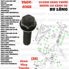 [SIRC][23:CỤM CÀNG TRƯỚC] YAOV-0368 BULÔNG SIRIUS RC-T110LE (26) [26:YÊN(15)]-[Yamaha]