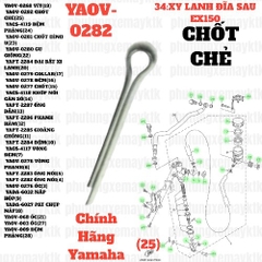 [EX15][34:XY LANH PHANH ĐĨA SAU] YAOV-0282 CHỐT CHẺ EX15 (15-18) (25), SIRIUS RC [29:BÁNH(39)] [33:ĐẾ(12)]-[Yamaha]