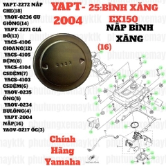 [EX15][25:BÌNH XĂNG] YAPT-2004 NẮP BÌNH XĂNG EX150(15-18) (16), SIRIUS RC [25:BÌNH(12)]-[Yamaha]