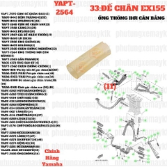 [EX155][33:ĐẾ CHÂN] YAPT-2564 ỐNG THÔNG HƠI CÂN BẰNG EX155(2022)-[Yamaha] (11)