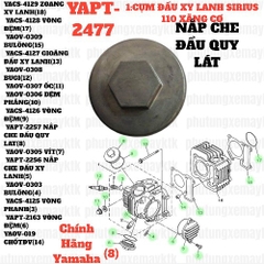[SIRC][1:CỤM ĐẦU XY LANH] YAPT-2477 NẮP CHE ĐẦU QUY LAT SIRIUS RC-T110LE (8)-[Yamaha]