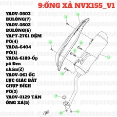[NVX155_V1][9:ỐNG XẢ] YAOV-0502 BULÔNG NVX155_V1 (6)
