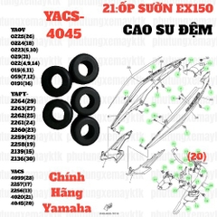 [EX15][21:ỐP SƯỜN] YACS-4045 CAO SU ĐỆM EX15 (15-18) (20), SIRIUS RC [42:ĐÈN(14)] [21:ỐP(6)]-[Yamaha]