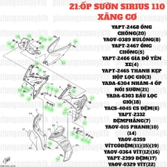 [SIRC][21:ỐP SƯỜN] YAOV-0389 BULÔNG SIRIUS RC-T110LE (8)-[Yamaha]