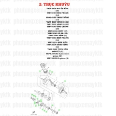 [EX15][2:TRỤC KHUỶU] YAOV-0164 ĐỆM -EX150 (15)-[Yamaha]
