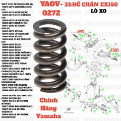 [EX15][33:ĐẾCHÂN] YAOV-0272 LÒ XO EX15 (15-18) (32)(42)-[Yamaha], EX155 [33:ĐẾ(37)(47)], NVX155_V1 [33:(36)(44)