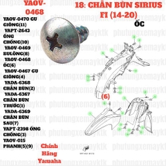 [SIR][18:CHẮN BÙN] YAOV-0468 ỐC SIRIUS-FI(14-20) (6) [Yamaha], SIRIUS FI [31:CỤM(7)]