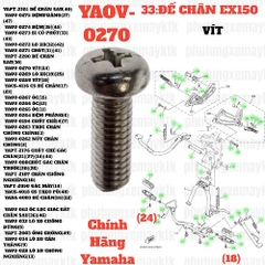 [EX15][33:ĐẾCHÂN] YAOV-0270 VÍT EX15 (15-18) (18)(24)-[Yamaha]