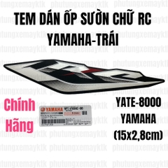 [Chính hãng Yamaha]YATE-8000-Tem dán ốp sườn chữ RC-Trái(15x2,8cm)