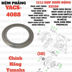 [EX15][12:LI HỢP KHỞI ĐỘNG] YACS-4088 ĐỆM PHẰNG EX15 (15-18) (10) trùng mã 902012529000-[Yamaha]
