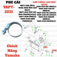 [EX15][6:HỆ THỐNG LÀM MÁT] YAPT-2231 PHE CÀI ỐNG PHANH EX15 (15-18) (14) (16)-[Yamaha]