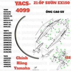 [EX15][21:ỐP SƯỜN] YACS-4099 ỐNG CAO SU EX15 (15-18) (28)-[Yamaha]