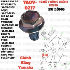 [EX15][17:KHUNG XE] YAOV-0217 BU LÔNG EX15 (15-18) (3) (9) [23:CỤM(9)(11)(13)(15)] [25:BÌNH(3)] [46:HỆ(19)]-[Yamaha], EX155 [17:KHUNG(3)] [23:CỤM(9)(11)(13)], NVX155_V1 [19:(38)] [23:(48)(50)]