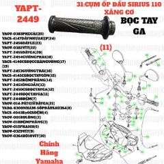 [SIRC][31:CỤM ỐP ĐẦU] YAPT-2449 BỌC TAY GA SIRIUS RC-T110LE (11)-[Yamaha]
