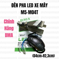 [Chính hãng led BMA] PHA LED XE MÁY M5-M04T-2TIM-SÁNG TRẮNG(35W-2500lm)