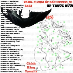 [NVX155_V1][31:CỤM ỐP ĐẦU] YADA-6433 Ốp trước dưới NVX155_V1(Nhám) Phụ tùng phụ kiện xe máy-[Yamaha] (25)