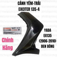 YADA-EX10(06-10)-ĐEN BÓNG-4 Cánh yếm-TRÁI-[Yamaha]