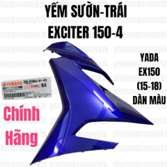 [Chính hãng Yamaha]YADA-EX150(15-18)-XANH DƯƠNG-4 Yếm sườn-TRÁI