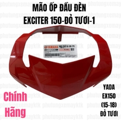 YADA-EX150(15-18)-ĐỎ TƯỞI-1 Mão ốp đầu đèn-[Yamaha]