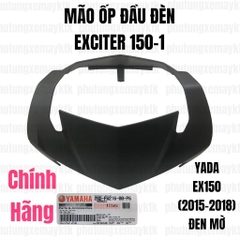 [Chính hãng Yamaha]YADA-EX150(15-18)-ĐEN MỜ-8 Mão ốp đầu đèn