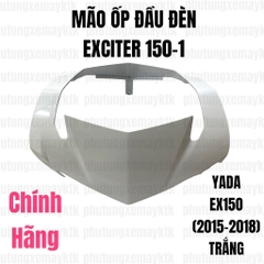 [Chính hãng Yamaha]YADA-EX150(15-18)-TRẮNG-8 Mão ốp đầu đèn