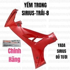 YADA-SIRIUS(06-22)-ĐỎ TƯƠI-8 Yếm trong-Trái XÀI PHA ĐÈN 3S4-[Yamaha]