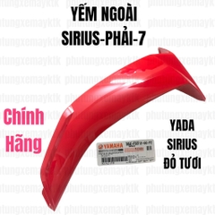 YADA-SIRIUS(06-22)-ĐỎ TƯƠI-7 Yếm ngoài-Phải XÀI PHA ĐÈN 3S4-[Yamaha]