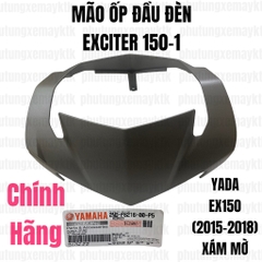 YADA-EX150(15-18)-XÁM MỜ-8 Mão ốp đầu đèn-[Yamaha]