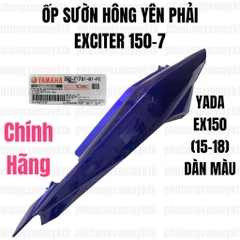 [Chính hãng Yamaha]YADA-EX150(15-18)-XANH DƯƠNG-7 Ốp sườn hông yên-PHẢI