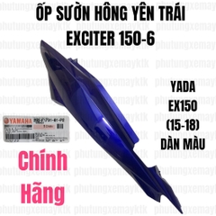 [Chính hãng Yamaha]YADA-EX150(15-18)-XANH DƯƠNG-6 Ốp sườn hông yên-TRÁI