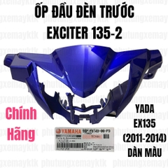 [Chính hãng Yamaha]YADA-EX135(11-14)-XANH DƯƠNG-2 Ốp đầu đèn trước