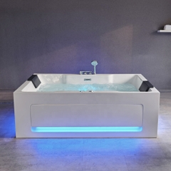 Bồn tắm đặt sàn massage 1.8m gồm vòi