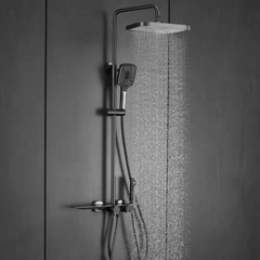 Sen tắm đồng thau phủ nano xám màn hình led