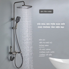 Sen phím bóng màn hình led xám