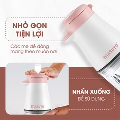 Máy xay ăn dặm 2 đầu - 2 cối thủy tinh Masuto MS-BABY-2C
