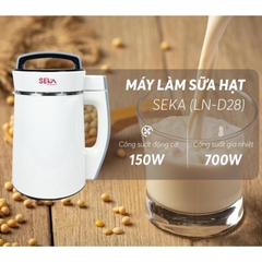Máy làm sữa hạt SEKA LN-D28, xay sinh tố, nấu cháo chậm Cao Cấp