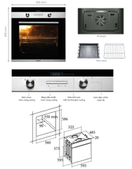 Lò nướng Cata CD 760 AS BK
