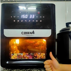 Nồi chiên không dầu CREEN - AG86B 12L điều khiển điện tử sang trọng