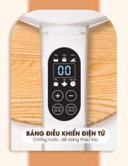 Nồi điện đa năng 2 tầng Masuto 6in1 MS-FA18 (phiên bản mới new 2023) MSFA18