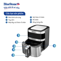 Nồi Chiên Không Dầu BlueStone AFB-5885 6.5 Lít 1500W