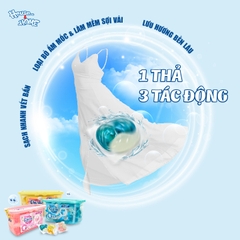 Viên giặt xả Clara hương hoa thanh mát