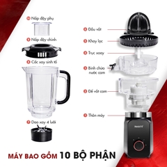 Máy xay đa năng Blender Masuto 2 in 1 MS-BL2C